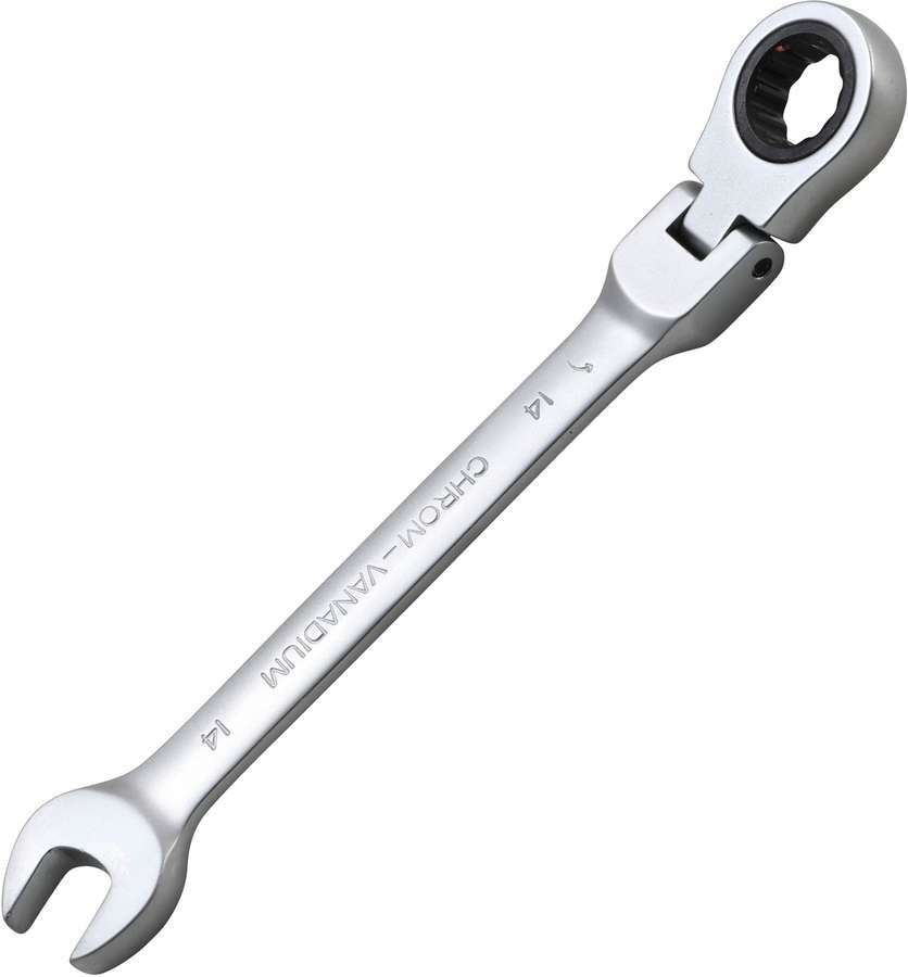 BGS Technic Klucz oczk, płaski. 14 mm z grzech i przegubem B.6714