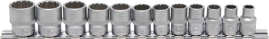 BGS 9105 wkładka klucza nasadowego zestaw, 10 (3/8), 12-kątne, 8  19 MM, 12-częściowy