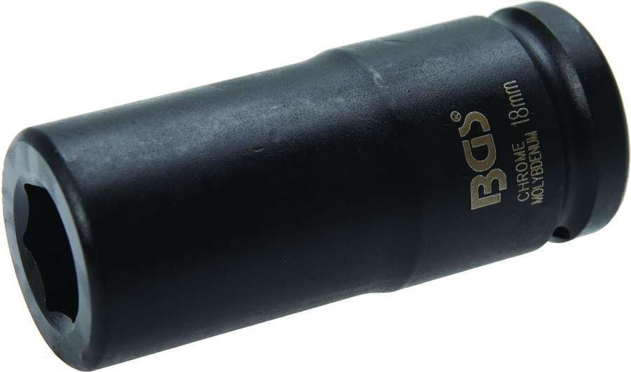 BGS nasadka udarowa, głęboka, 18 MM, 3/4 cala, 1 sztuki, 5718 5718