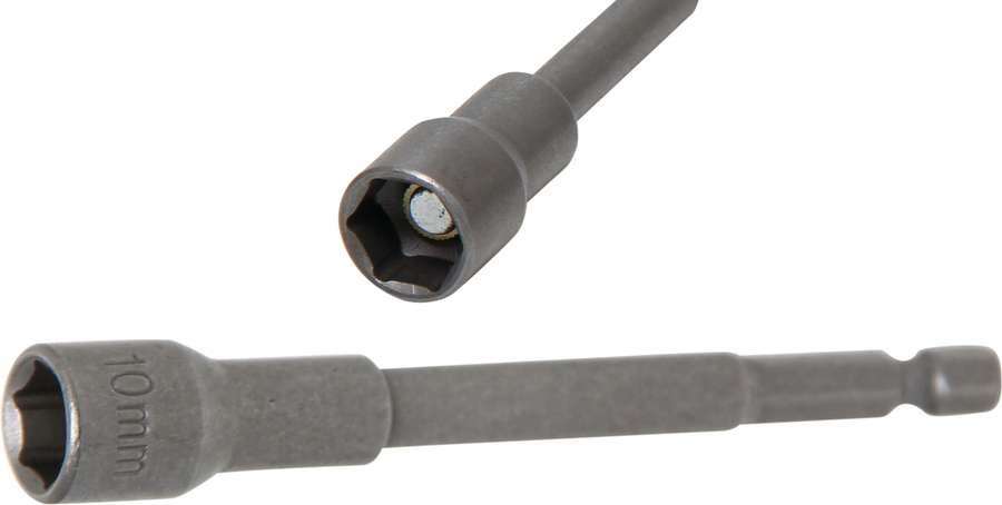 BGS 2766 wkładka klucza nasadowego, wyjątkowo długie, z chwytem 6-kątna wiertarka, 10 MM