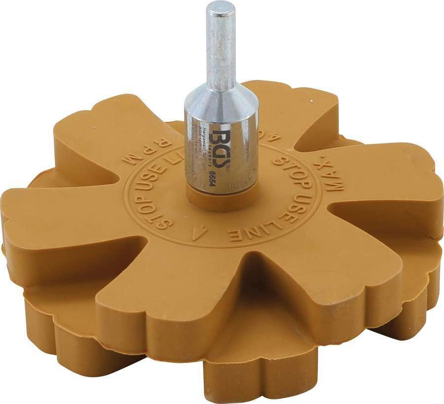 Bgs Technic Gumowy krążek do usuwania kleju 88 mm B.6654