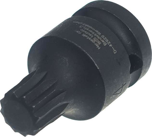 BGS Siła  wkładka bit, uzębienie wewnętrzne, M14, 12,5 X 40 MM, 1 sztuka, 5381-M14