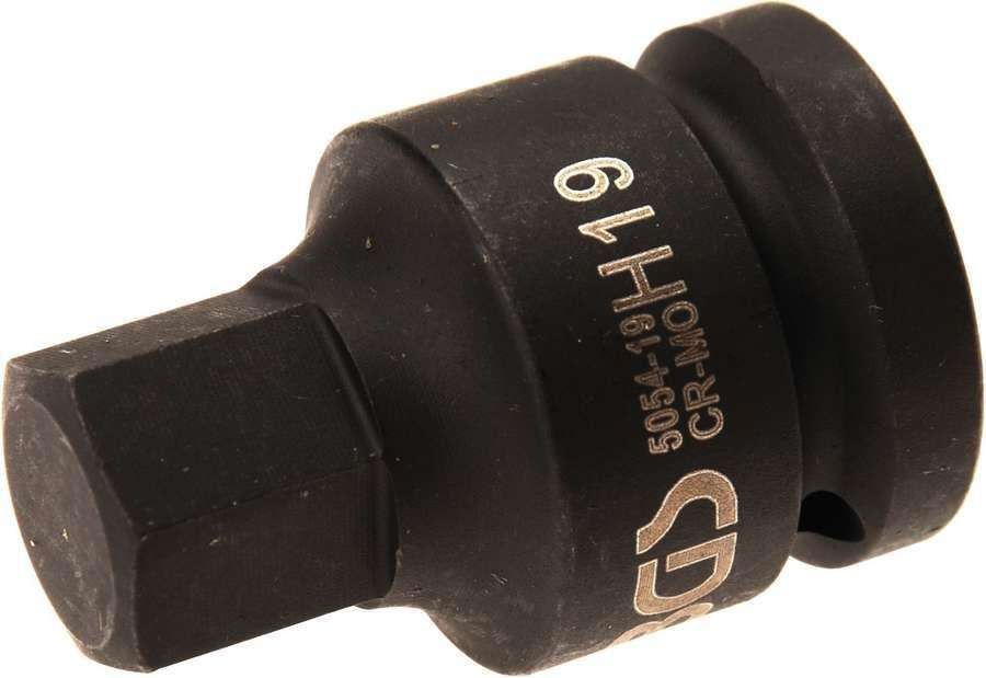 BGS wkładka bit z gniazdem sześciokątnym 20 (3/4), 19 MM, 1 sztuka, 5054  19