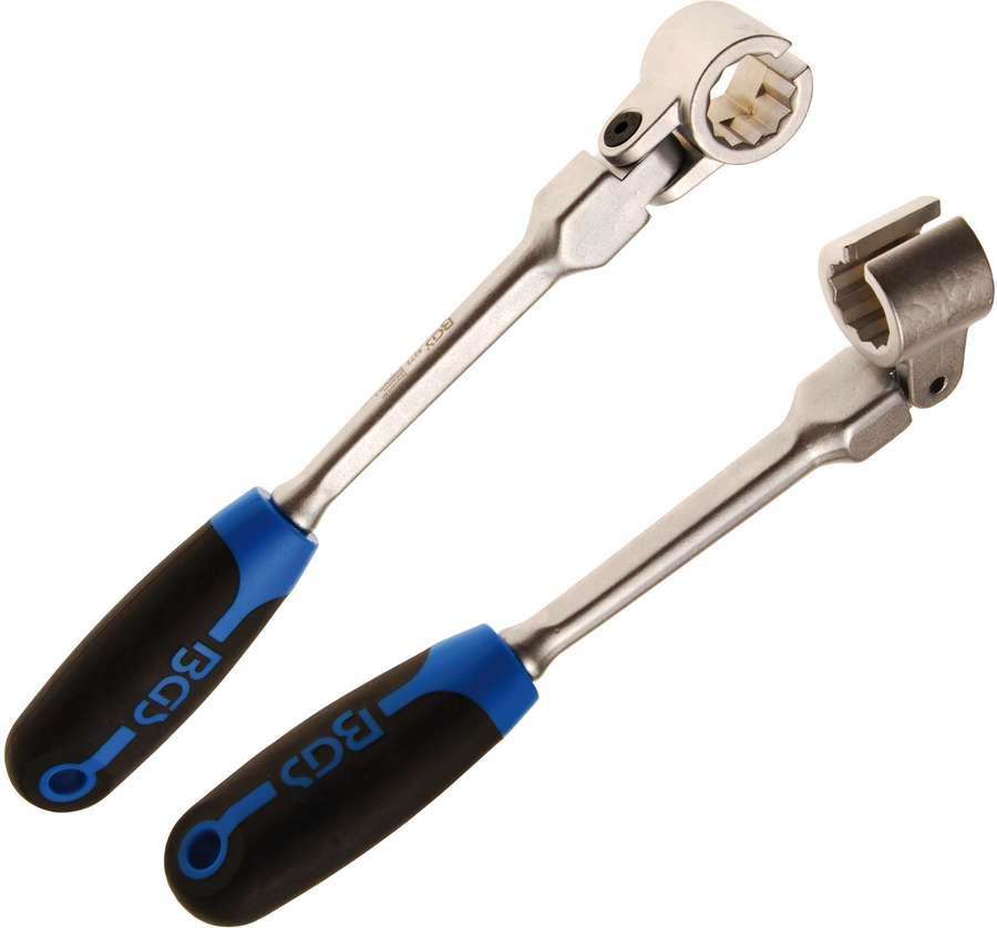 Bgs Technic Klucz otwarty 22 mm do sond lambda, prosty B.8272