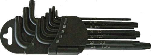 Condor Werkzeug Klucze Torx T10-T50 z magnesem, 9 szt. C.1121/7