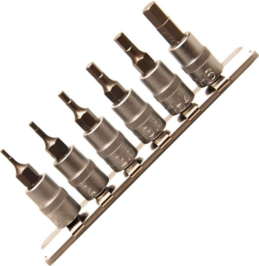 BGS wkładka kluczy nasadowych 1/4 cala, 6-kątna, 1,5  6 MM, 1 sztuki, wewnętrzny 5151