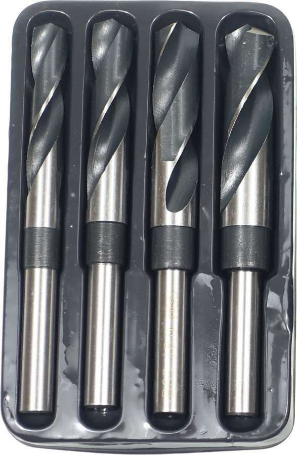 BGS Technic 8985 zestaw wierteł HSS wiertło komplet 14  16  18  20 MM z chwytem o średnicy 13 MM