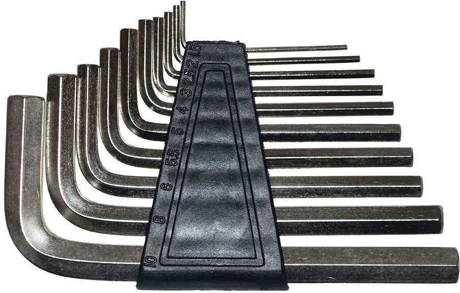 JBM Klucze imbus 1.5-10 mm, 10 szt. D.50571