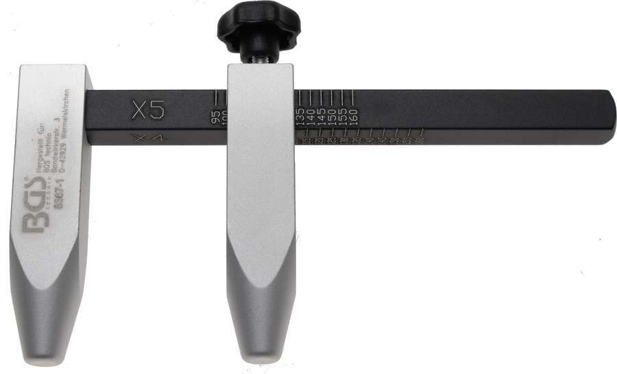 BGS wersji suwmiarka koło osi otworów, aluminium, 8367  1