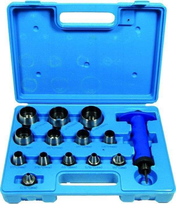 CONDOR Werkzeug Wycinaki do gumy 5-35 mm, 14 szt. C.4714