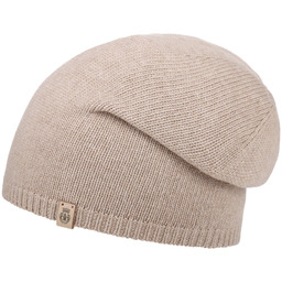 Czapka Beanie z Kaszmirem by Roeckl, jasnobeżowy, One Size