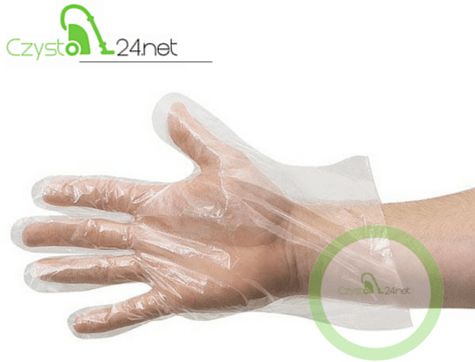 Rękawiczki foliowe a 100