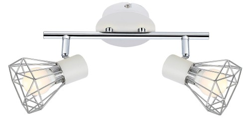 Candellux Verve lampa sufitowa (spot) 2-punktowa biała 92-61348 92-61348