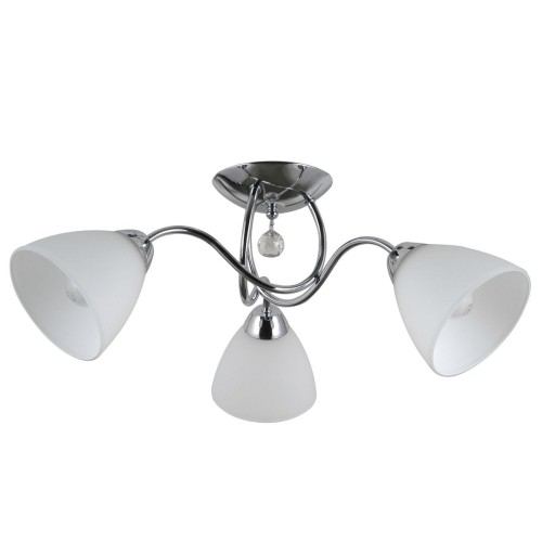 Italux Lampa wisząca LUGANO chrom śr 50 cm 3x40W E14