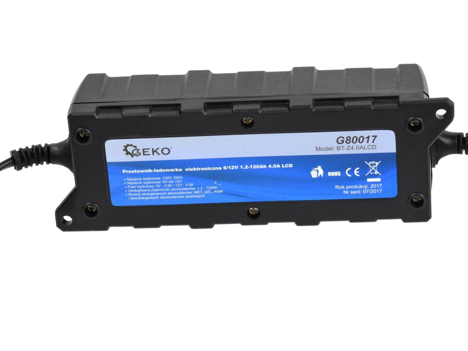 Geko Prostownik ładowarka akumulatorów 6/12V GEKO G80017 G80017