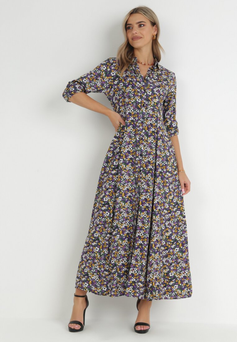 Fioletowa Sukienka Sereileh