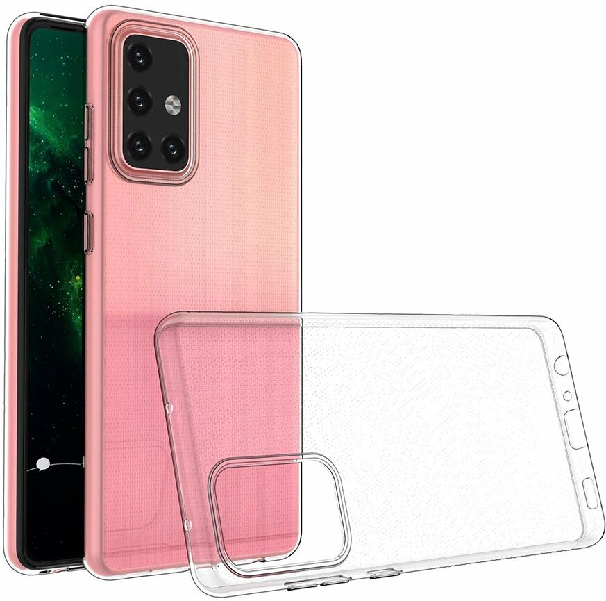 Samsung Hurtel Żelowy pokrowiec etui Ultra Clear 0.5mm Galaxy A72 przezroczysty