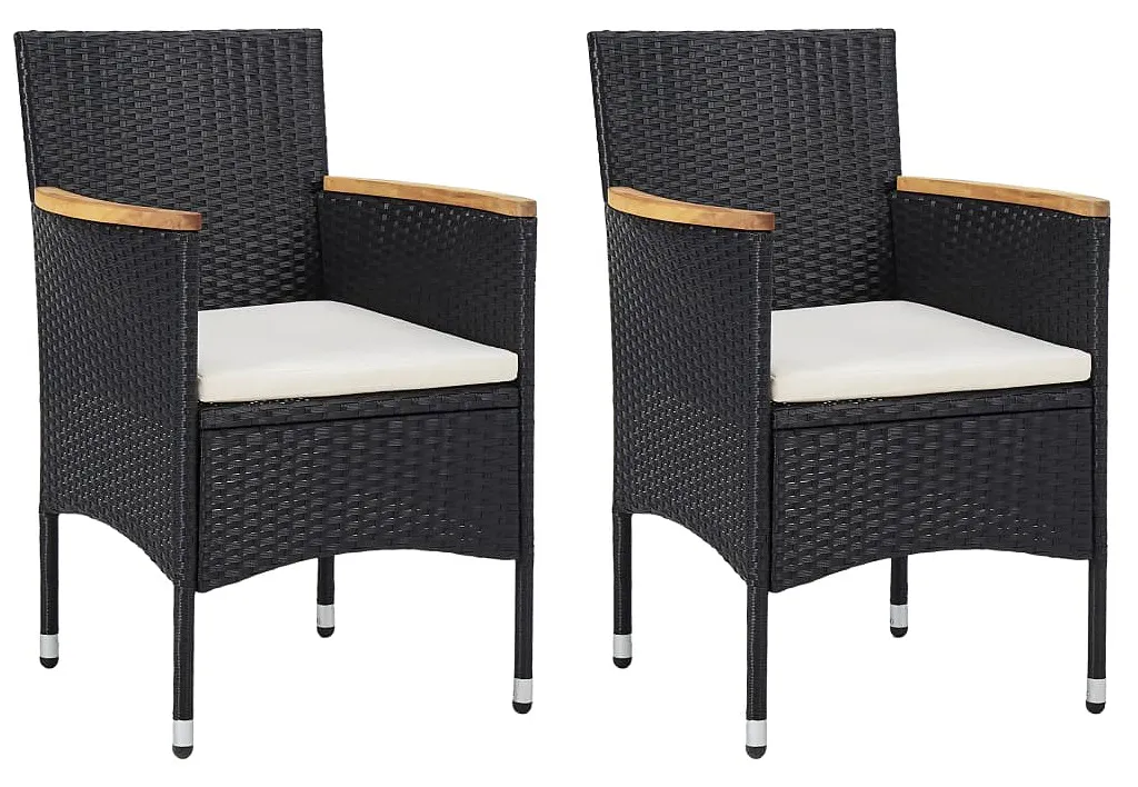 Zestaw polirattanowych krzeseł ogrodowych T0-L79