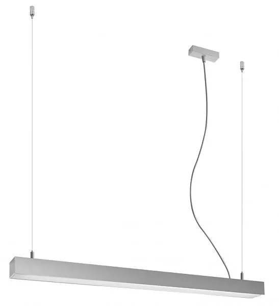 Srebrna lampa wisząca LED biurowa 3000 K - EX619 F0-E47