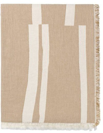 Elvang Pled bawełniany Lyme Grass Beige