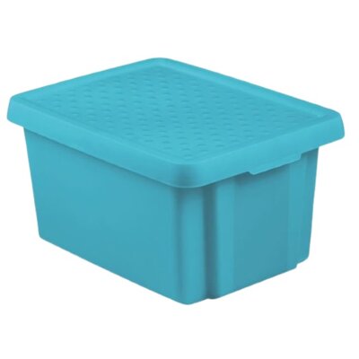 Curver Pojemnik z pokrywką Essentials, turkusowy, 16 l