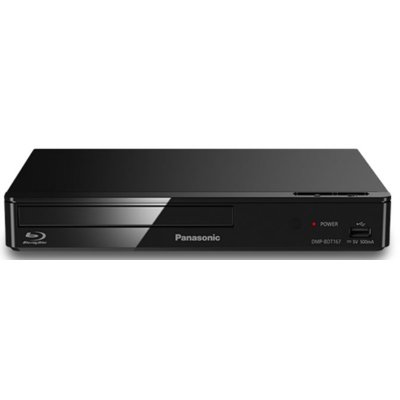 Panasonic DMP-bdt167eg Blu-ray Player (aplikacje 3d, interpolacja obrazu Full HD, Internet, złącze LAN, USB, MKV-Playback) czarny DMP-BDT167EG
