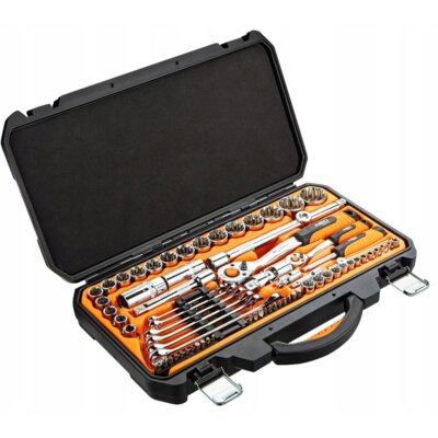 NEO-TOOLS Zestaw kluczy nasadowych 08-690 71 elementów