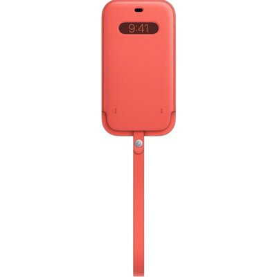 Apple Skórzany futerał z MagSafe do iPhonea 12 Pro Max różowy cytrus MHYF3ZM/A