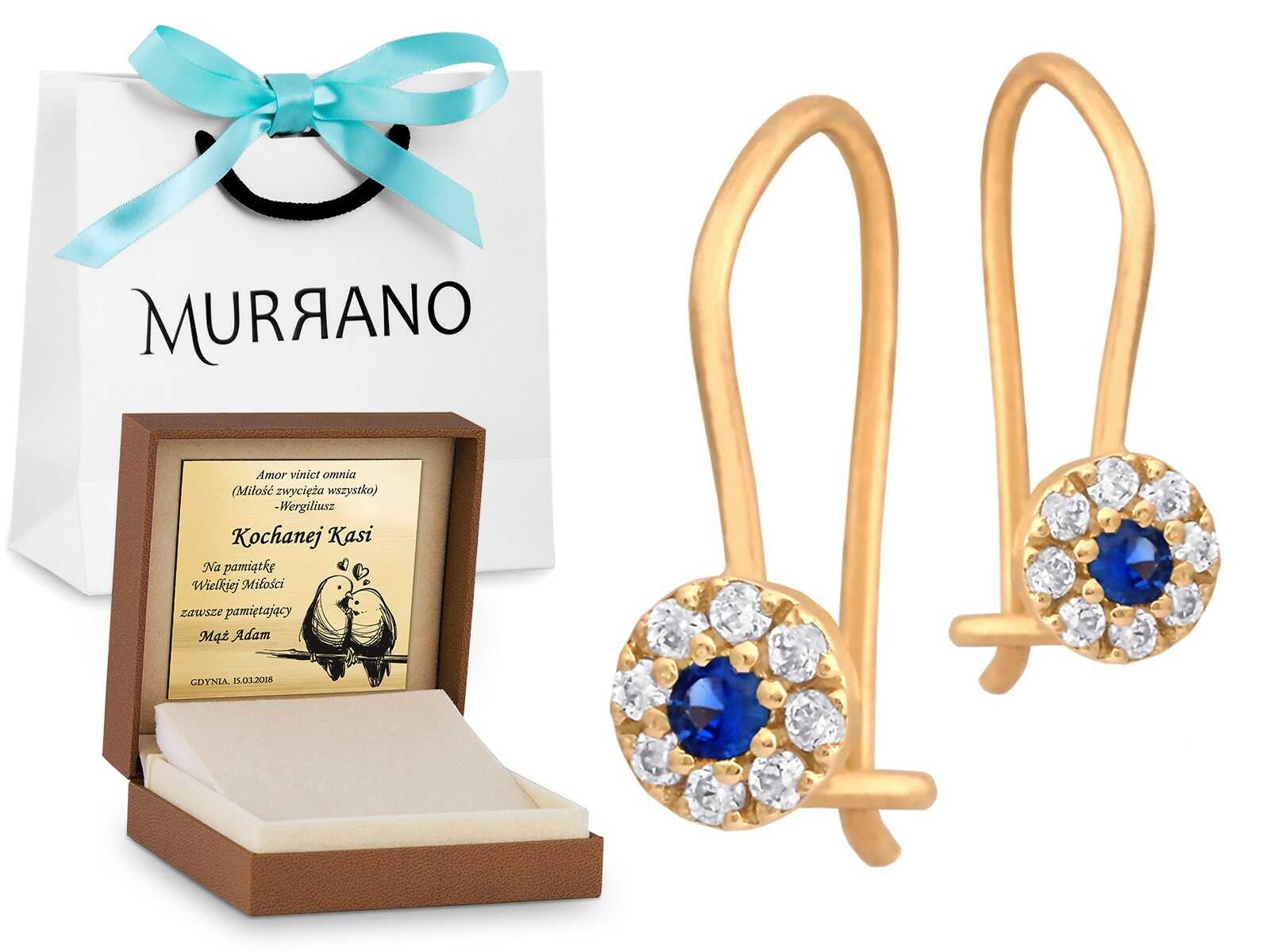 Złote kolczyki 585 wiszące PREZENT GRAWER PUDEŁKO