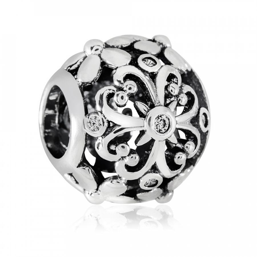 Murrano Charms Koralik Srebrny PANI WIOSNA SR-168