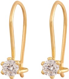 Złote kolczyki 585 wiszące PREZENT GRAWER PUDEŁKO