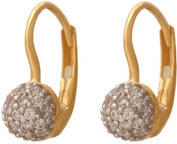 Złote kolczyki 585 wiszące PREZENT GRAWER PUDEŁKO