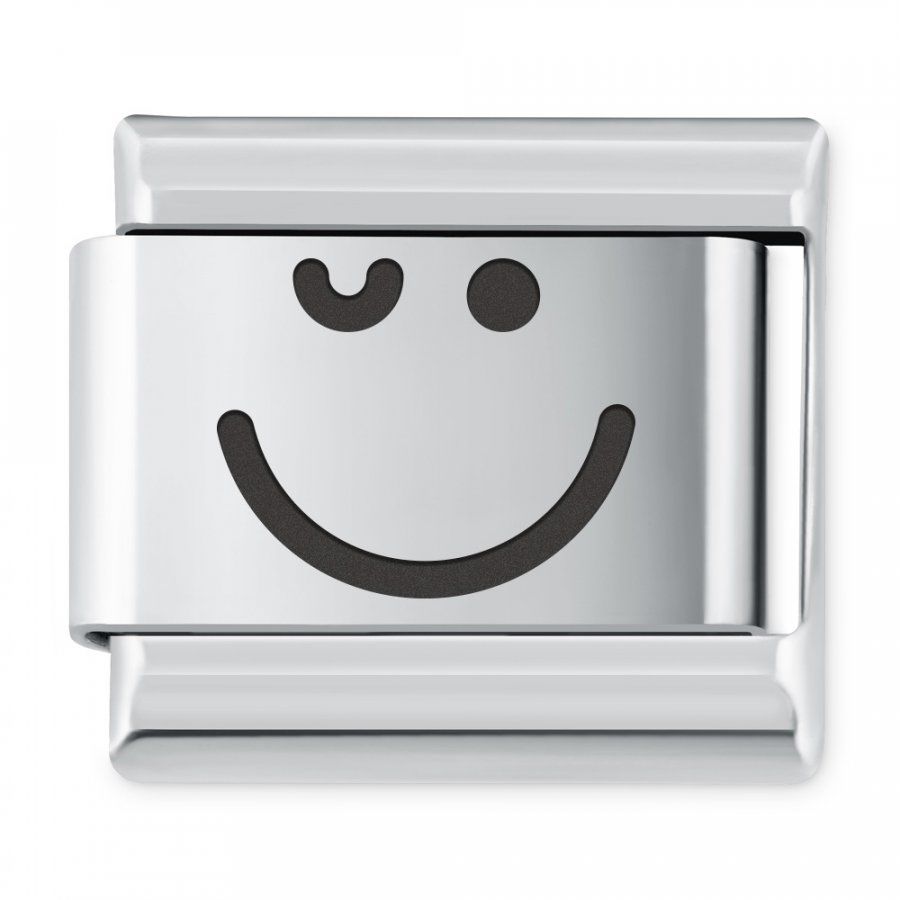 Murrano ITALIAN CHARMS Symbole Emocje Buźka Mrugnięcie IH-165