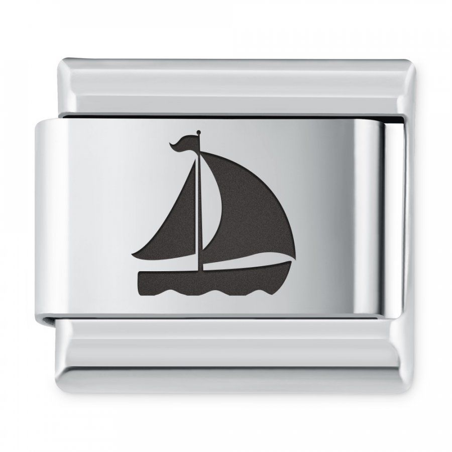 Murrano ITALIAN CHARMS Symbole Hobby Statek IH-197