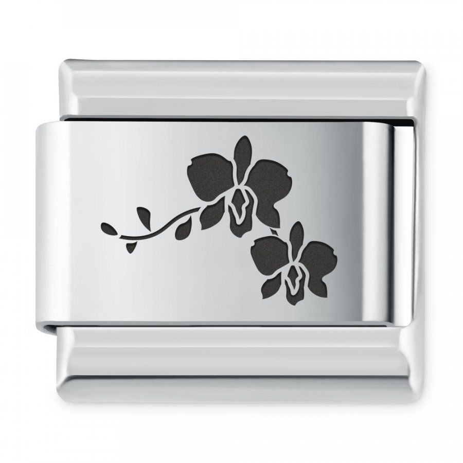 Murrano ITALIAN CHARMS Symbole Roślinne Orchidea IH-221