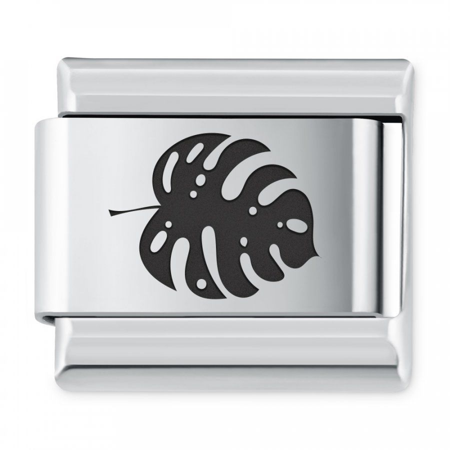 Murrano ITALIAN CHARMS Symbole Roślinne Monstera IH-226
