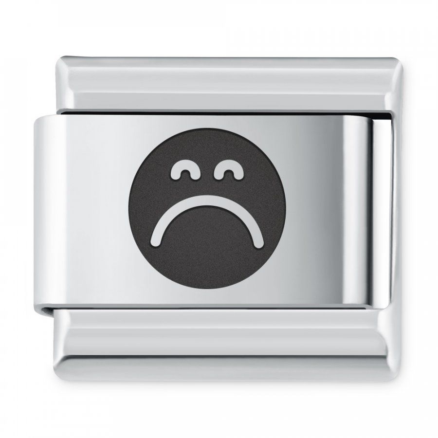 Murrano ITALIAN CHARMS Symbole Emocje Emotka Smutek IH-176
