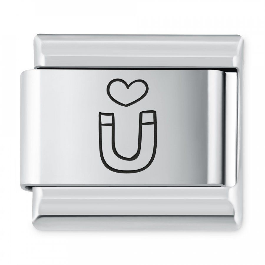 Murrano ITALIAN CHARMS Symbole Miłosne Magnes IH-116