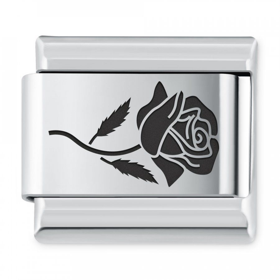 Murrano ITALIAN CHARMS Symbole Roślinne Róża IH-222
