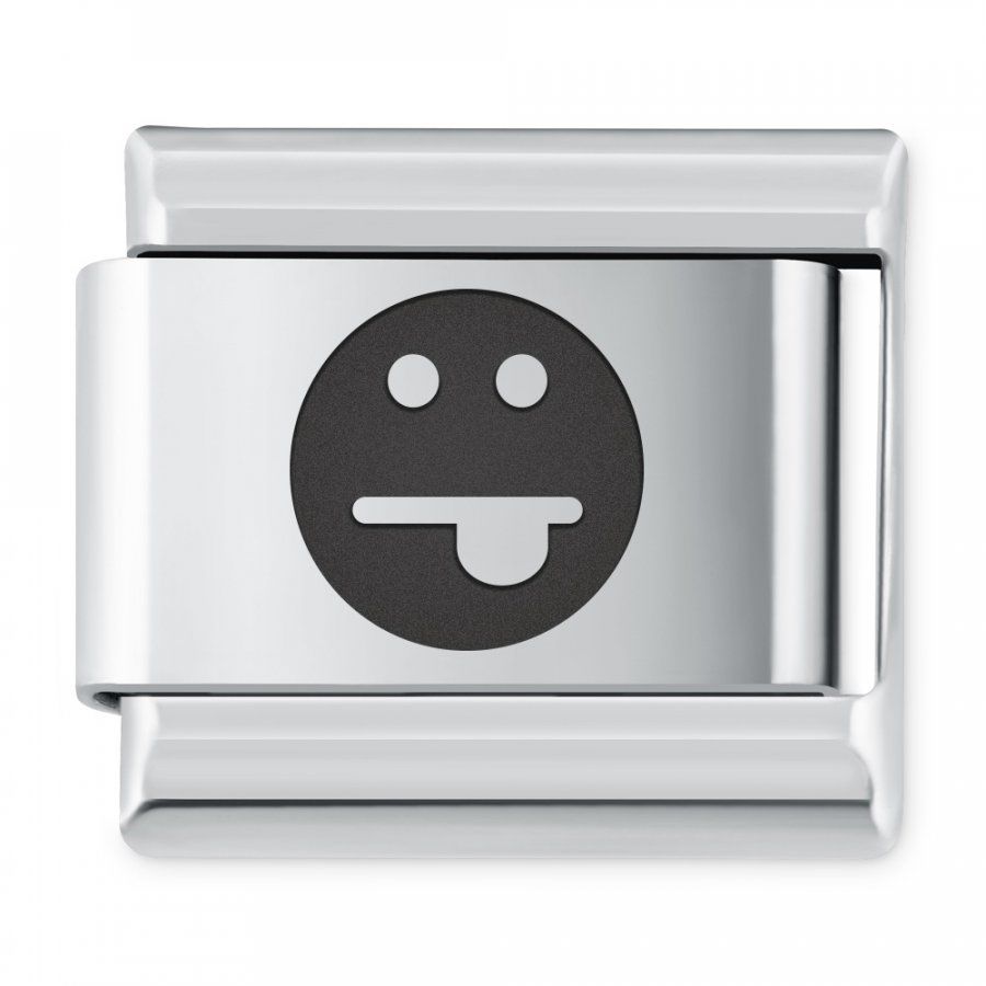 Murrano ITALIAN CHARMS Symbole Emocje Emotka Język IH-177