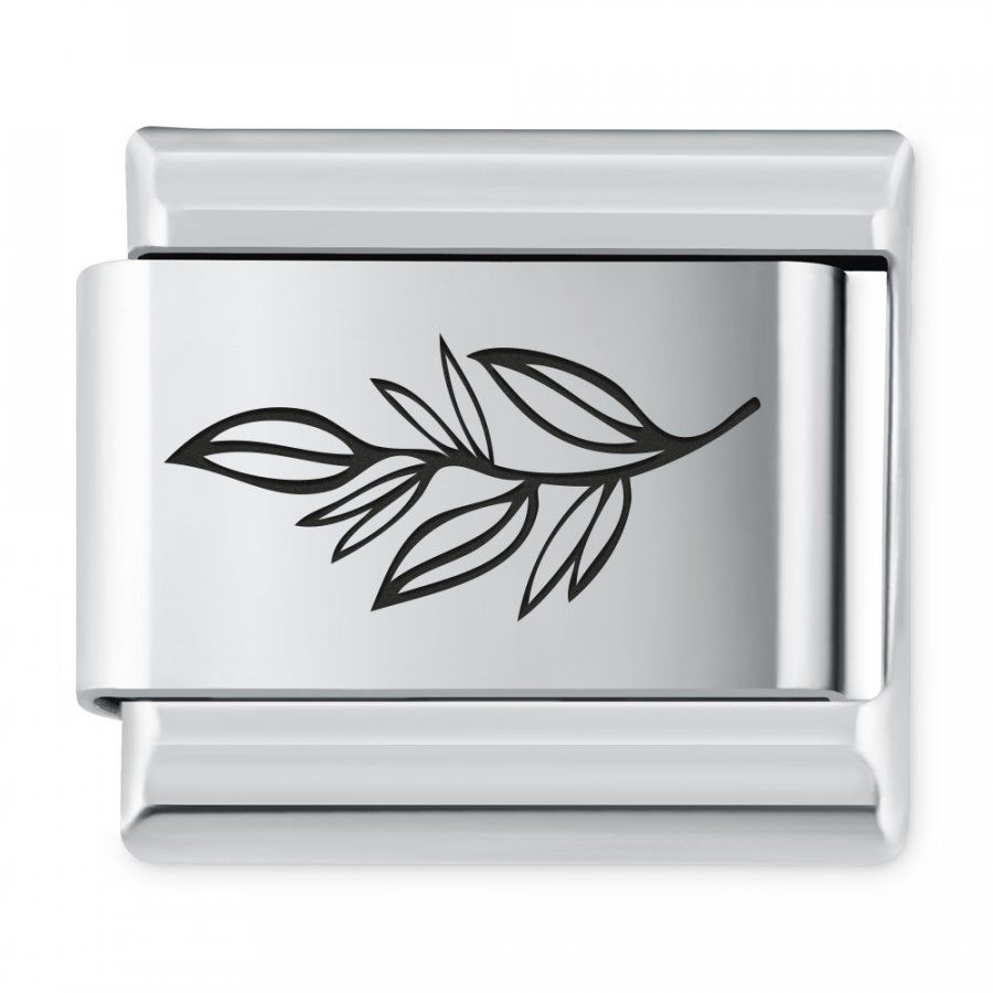 Murrano ITALIAN CHARMS Symbole Roślinne Liść IH-225