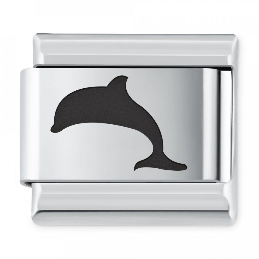 Murrano ITALIAN CHARMS Symbole Zwierzęta Delfin IH-232