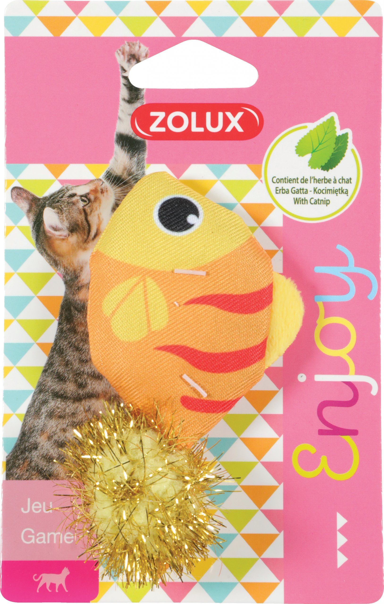 Zolux Zabawka dla kota LOVELY ryba z kocimiętką