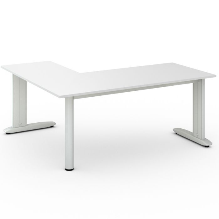 B2B Partner Biurko Flexible L 1800 x 1600 mm, biały 468265
