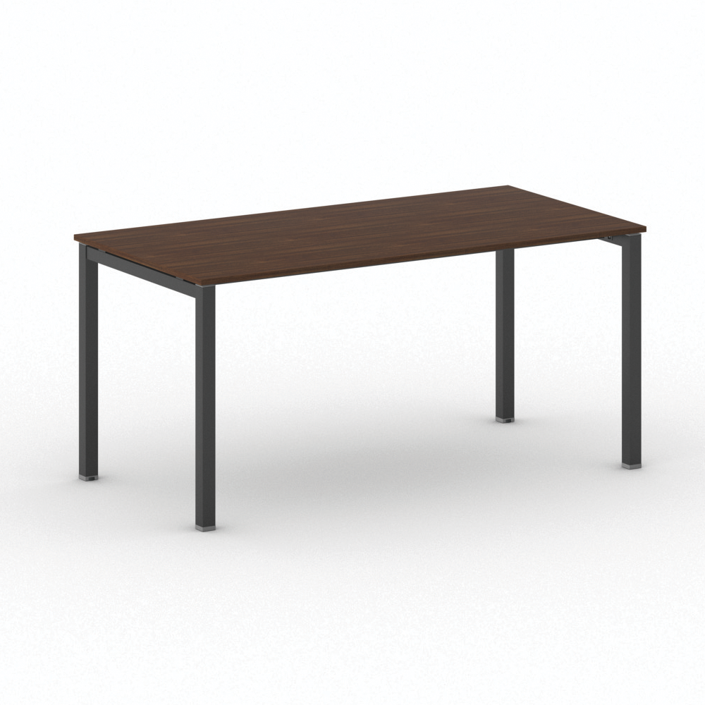B2B Partner Stół Square 1600 x 800 x 750 mm, orzech 499444