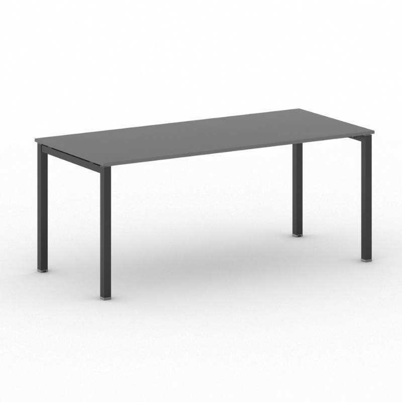 B2B Partner Stół Square 1800 x 800 x 750 mm, antracyt 499456