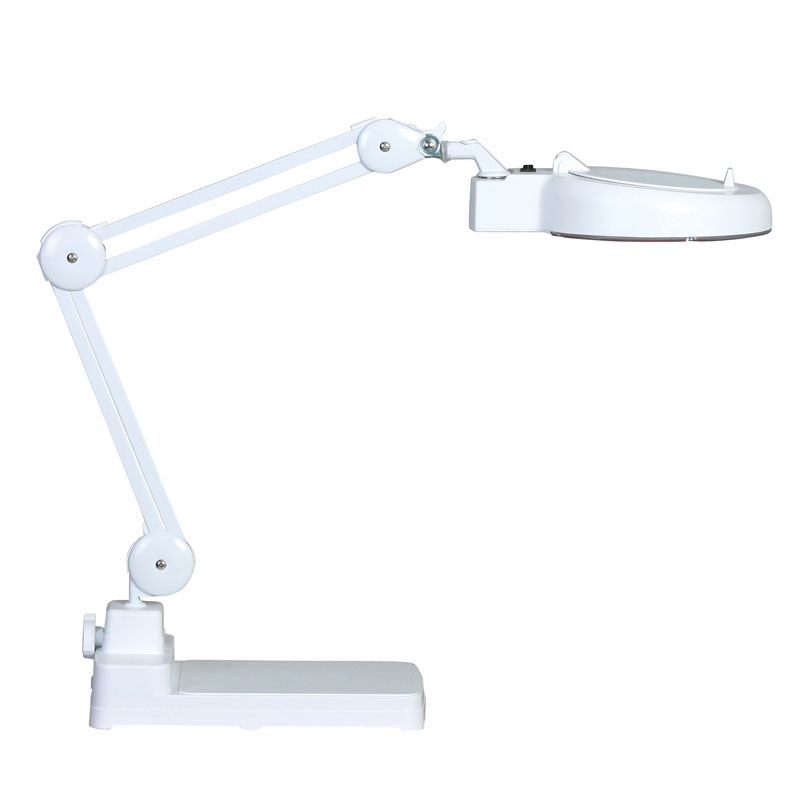 B2B Partner Lampa LED stołowa z lupą powiększającą na podstawie 449015