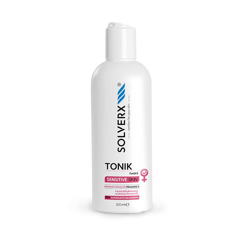Solverx Tonik do skóry wrażliwej dla kobiet Solverx Sensitive Skin 200 ml