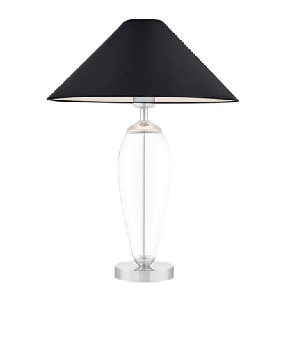 Kaspa : Lampa stołowa Rea - czarny abażur (40605102)