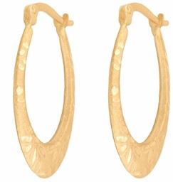 Złote kolczyki 585 koła prezent grawer pudełko